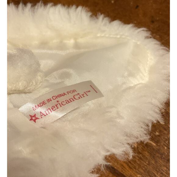 American Girl Doll Winter White Fur-Trimmed Vest 18" Clothes - Picture 4 of 4